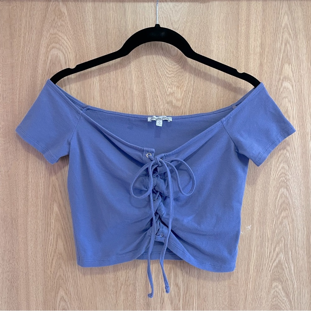 Charlotte Russe Ruched Crop Top
